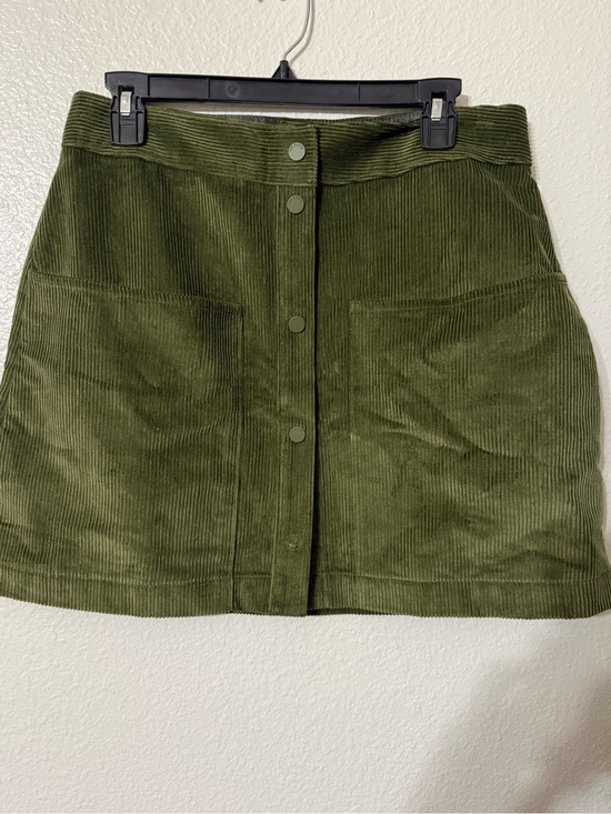 Ted Baker Dresses & Skirts - Ted Baker London Olive Green Corduroy Mini Skirt Size 4